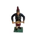 Antike Grulicher Krippenfigur / Bergmann, Musikant um 1920 (7 cm)