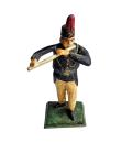 Antike Grulicher Krippenfigur / Bergmann, Musikant um 1920   (7 cm)