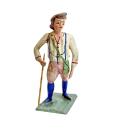 Antique grulich crib figurine, shepherd, around 1900 (10 cm)