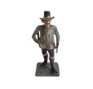 Antike Grulicher Krippenfigur / Jäger um 1900 (10 cm)