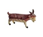 Antike Grulicher Krippenfigur / Ziege um 1900