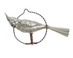 Antiker Christbaumschmuck, Lauscha Sittich im Ring um 1910