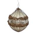 Antique wire wrapped kugel, lauscha around 1910