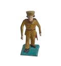 Antike Grulicher Krippenfigur / Soldat um 1920 (7 cm)