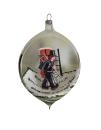 Indent diorama ball with chimney sweep around 1950