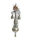 Wire wrapped christmas tree topper, around 1920