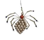 Gablonzer Spinne aus Glasperlen um 1930