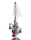 Wire wrapped christmas tree topper, around 1950