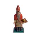 Antike Grulicher Krippenfigur / Nikolaus / Bischof um 1920  (7 cm)