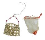 Gablonzer Tasche aus Glasperlen mit Candy bag zum befüllen, 30er Jahre