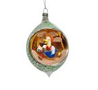 Indent diorama ball with duck around 1950