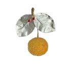 Orange / Frucht aus Watte um 1930