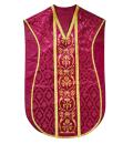Weinrote Kasel, Ornat, Messgewand, Vestment, Pluviale