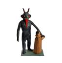Grulich Devil / Krampus holding sack with children (10 cm)