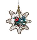 Antiker Sebnitzer Christbaumschmuck, Stern um 1910