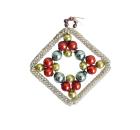 Gablonzer Ornament aus Sprengperlen, 20er Jahre
