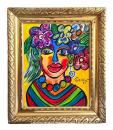 Peter Robert Keil (geb. 1942 Züllichau), Frieda Kahlo mit Blumenschmuck
