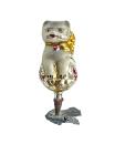 Glass ornament cat around 1930