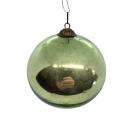 Green Biedermeier Kugel   (8 cm)