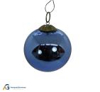 Blue Biedermeier Kugel (5 cm)