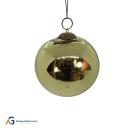 Golden Biedermeier Kugel (6 cm)