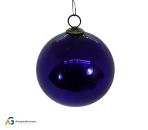 Cobalt blue Biedermeier Kugel (6 cm)