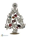 Bunter glitzernder Christbaum aus Strass Steinen - Gablonz