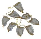 8 Goldene Säckchen / Candy Bags um 1930