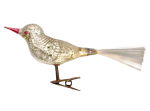 Song bird with venetian dew on clip, around 1920