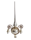 Antique wire wrapped christmas tree topper, ca. 1930