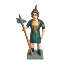 Grulicher Krippenfigur,  Torwächter / Soldat  (7 cm)