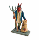 Grulich nativity figure, Devil / Krampus with trident  (7 cm)
