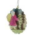 Cardboard ornament with Santa, ca. 1930