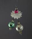 Wire wrapped glass Ornament, Gablonz ca. 1950