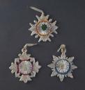 3 Cotillon Orden, ~ 1880/1900