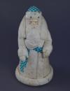Alter Weihnachtsmann / Nikolaus aus Watte / Väterchen Frost - Russland