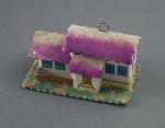 Cardboard ornament House, ca. 1940