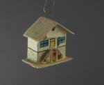 Cardboard ornament House, ca. 1950