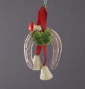 Cardboard Horseshoe with spun cotton bells, ca. 1920