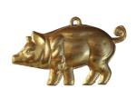 Schwein aus geprägtem Karton um 1940