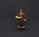 Grulicher Krippenfigur " Mönch mit Gebetsbuch " (5 cm)