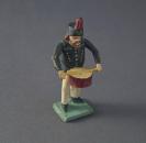 Grulicher Krippenfigur " Bergmann / Musikant mit Trommel" (7 cm)