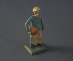 Grulicher Krippenfigur "Gabenbringer mit Brot" (5 cm)