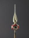Antique indent Glass tree topper