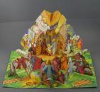 Cardboard Pop-up Nativity Scene  ~ 1970