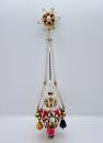 Antique beaded christmas tree topper