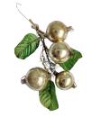Glasornament Zweig Kirschen , um 1910